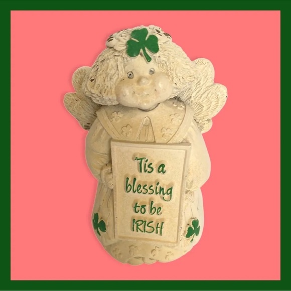 NWB Abbey Press St Patrick’s Day Angel “Tis A Blessing To Be IRISH” - Picture 2 of 5